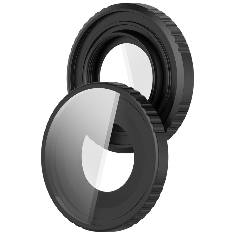 LOKEKE Compatible with DJI Osmo Action 6 UV Filter Cap Protector, Aluminum Alloy & Optical Tempered Glass Protective Case Cover Shell Guard Cap Compatible with DJI Osmo Action 6 Filter Lens