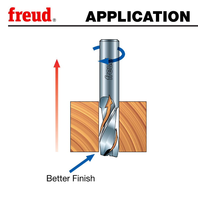 Freud 75-104: 5/16" (Dia.) Up Spiral Bit with 1/2" Shank