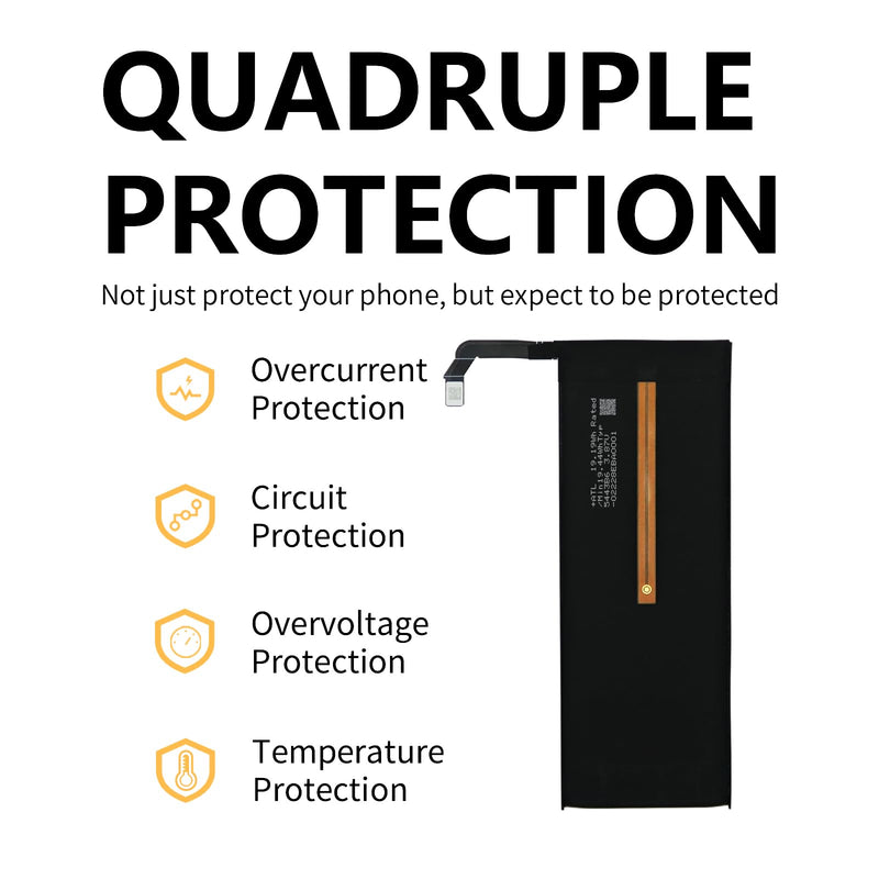 for Meta Quest 3 VR Headset Battery – 2026 Upgraded 4670mAh Internal Front-Mounted Battery with Precision Repair Tools