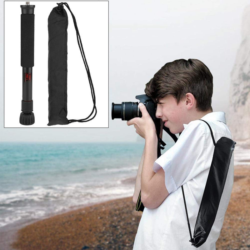 Mini Camera Monopod 48 Inch, Portable Adjustable Height Monopod Selfie Stick Mount Support Rod for DSLR Camera Mirrorless Camera, Flash, Mobile Phone(P-256A)