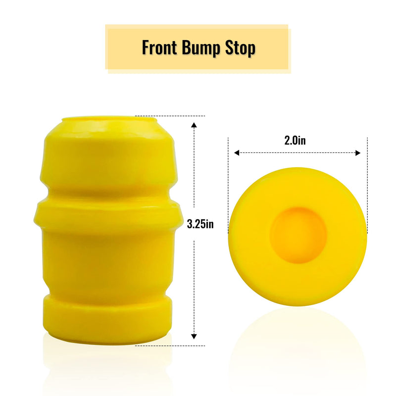 Front Bump Stop Replace 52087636AC Fits for Jeep Grand Cherokee ZJ 1993-1998, Fit For Wrangler TJ 1997-2006, Fit For Ram 1500 2500 3500 Pickup 1997-2002, Suspension Jounce Bumpers LH & RH Sides