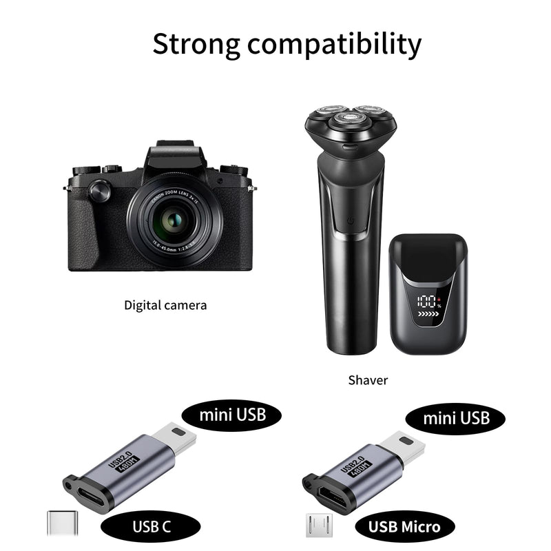 USB Adapter kit, Including USB3.0/USB C/Micro/MINI/IP/Type-C and 11 Other converters and SIM Tools, 1.5-Meter 100W high-Power Data Cable, Mountain Buckle Travel Bag.