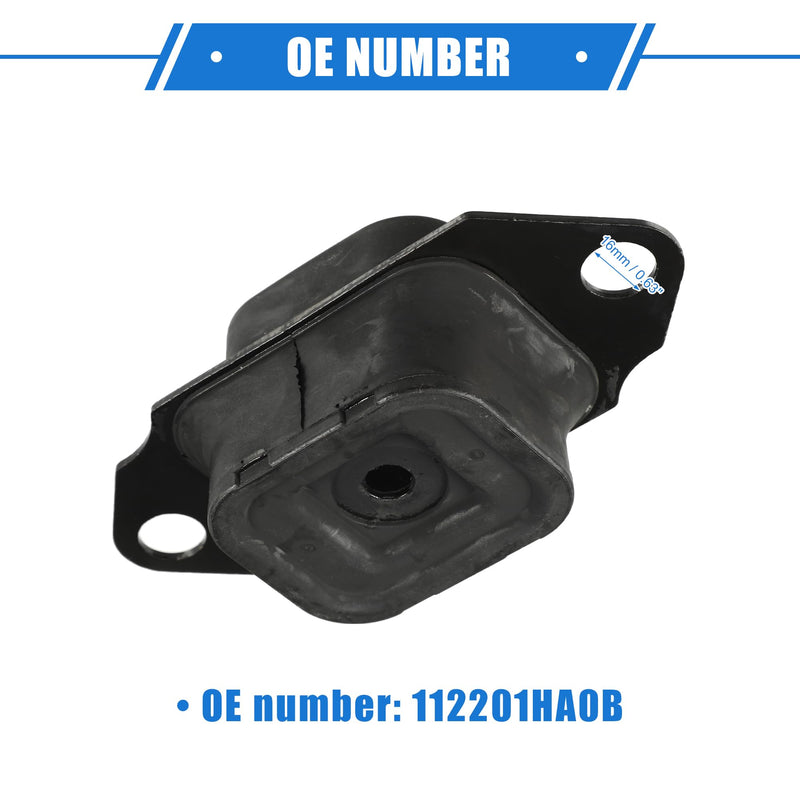 Transmission Mount Compatible for Nissan Versa 2012-2019, Anti Deform Rubber Black No.112201HA0B Mount Bracket