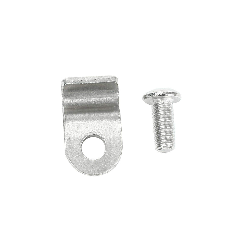 SUPERFASTRACING 50pcs 3/16" Stainless Steel Brake Line Clamp & Screw Street Rod Truck Dune Buggy 3/16"