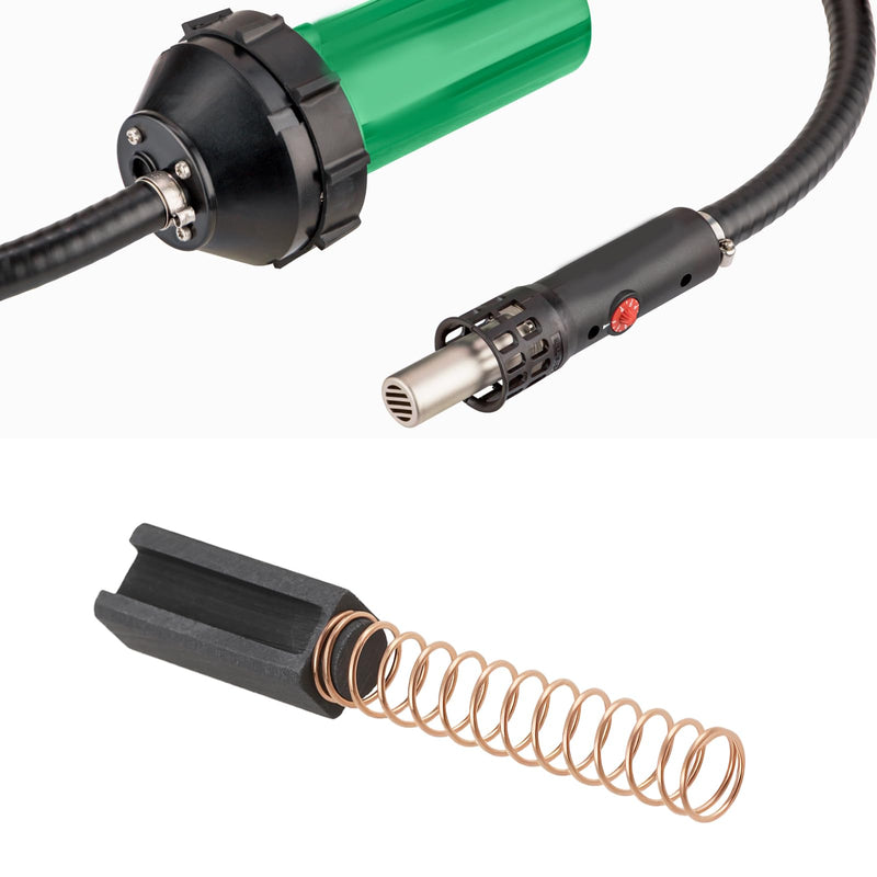 8Pcs Carbon Brushes Compatible with Leister Hot Jet S – 5x6x16 mm Motor Brushes with Spring 100.645