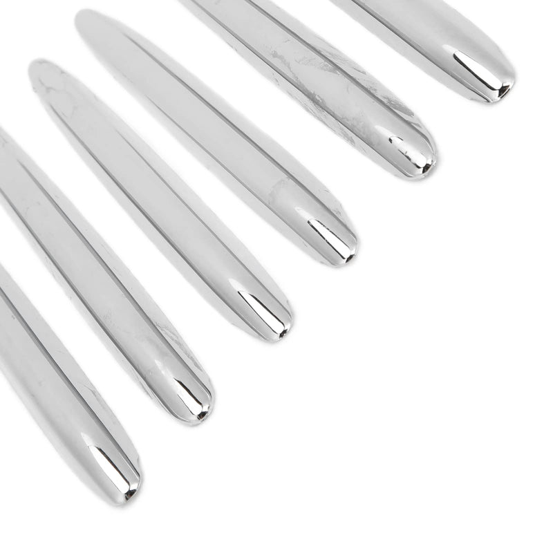Fydun 6Pcs Car Engine Hood Vent Grille Cover Trim Chrome Car Accessories for Benz R172 SLK 2011‑2019