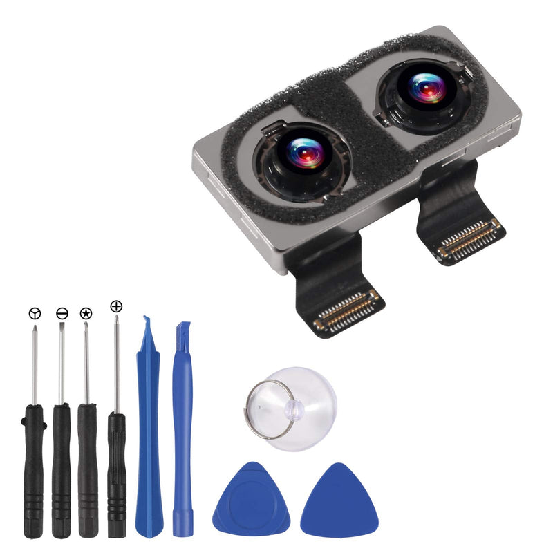 Back Rear Camera Compatible with iPhone X 5.8 inch Autofocus 12 MP Reverse Cam Incl. 1set Standard Replacement Tool kit (for iPhone X) for iphone X