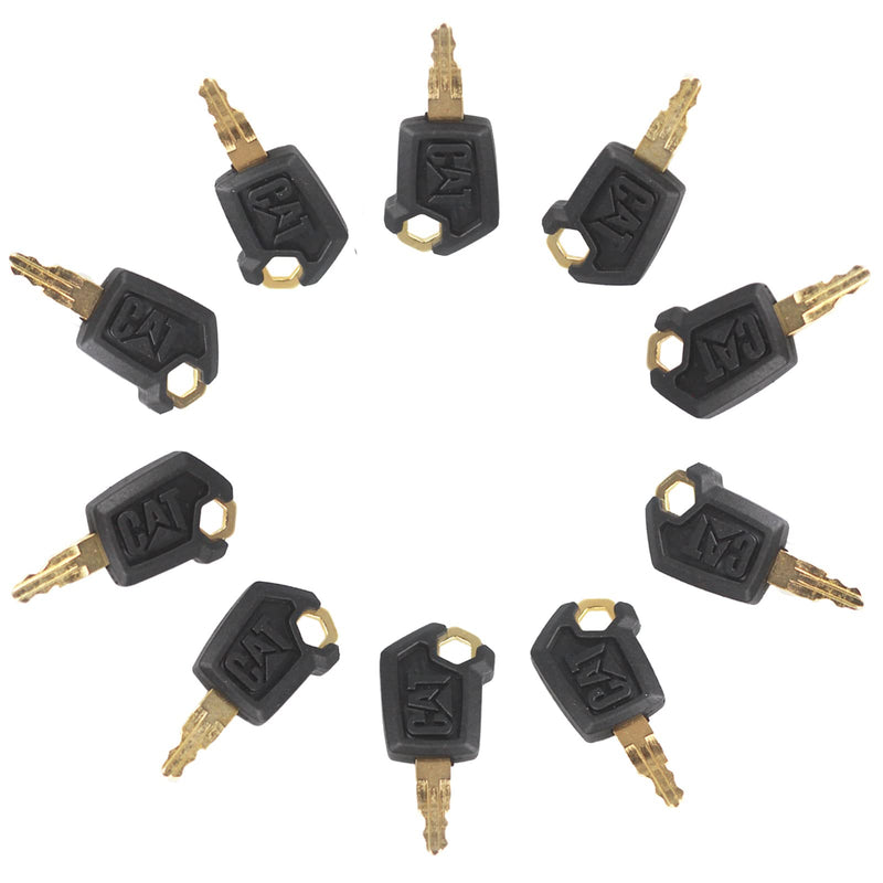 Cat Keys Replacement for Cater-Pillar Heavy Equipment 5P8500 (Pack of 10)