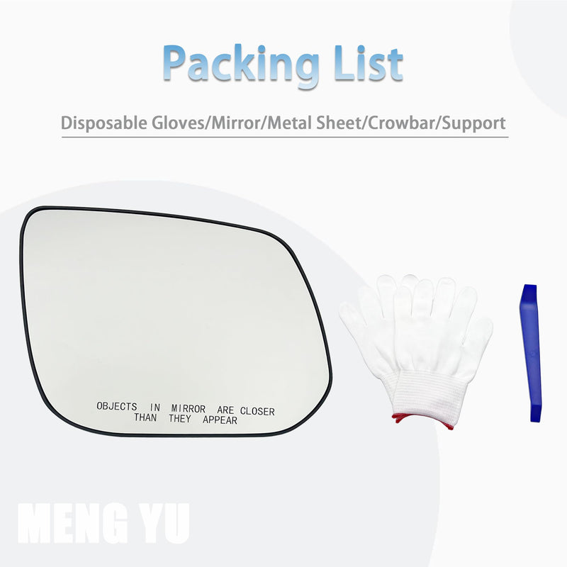 Right Passenger Side Mirror Replacement for Chevrolet Chevy Colorado,GMC Canyon 2015 2016 2017 2018 2019 2020 2021 2022 Rear View Mirrors Glass with Power Heated (OEM#：23191161) passenger side(right)
