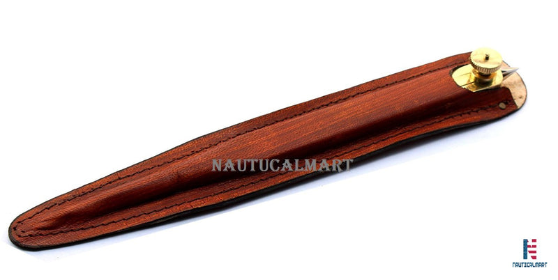 NauticalMart Solid Brass Proportional Divider 9 inch with Leather Case
