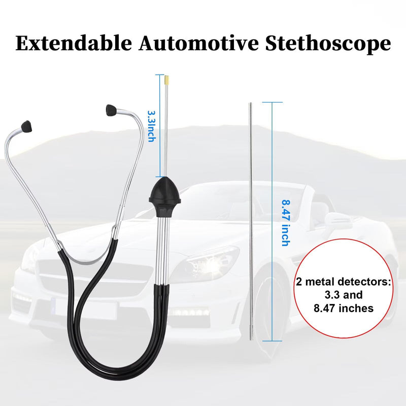 Car Mechanic Stethoscope, Automotive Stethoscope Engine Diagnostic Tool, Automotive Tools Universal for Car Truck SUV Motorcycle RV 1Pc