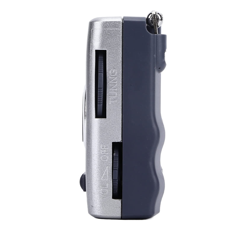 Generic Portable Pocket Mini AM FM Player Compact Battery Operated Portable Small for Outdoor Camping Hiking Emergency ABS Material 3.7 x 2.2 x 0.9 Inch