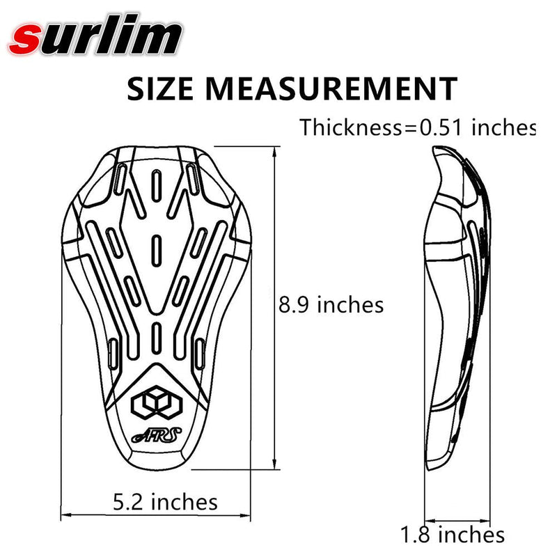 SR Elbow Knee Protector CE Armor Inserts Knee Elbow Pads Motorcycle [Pair] Elbow-Knee