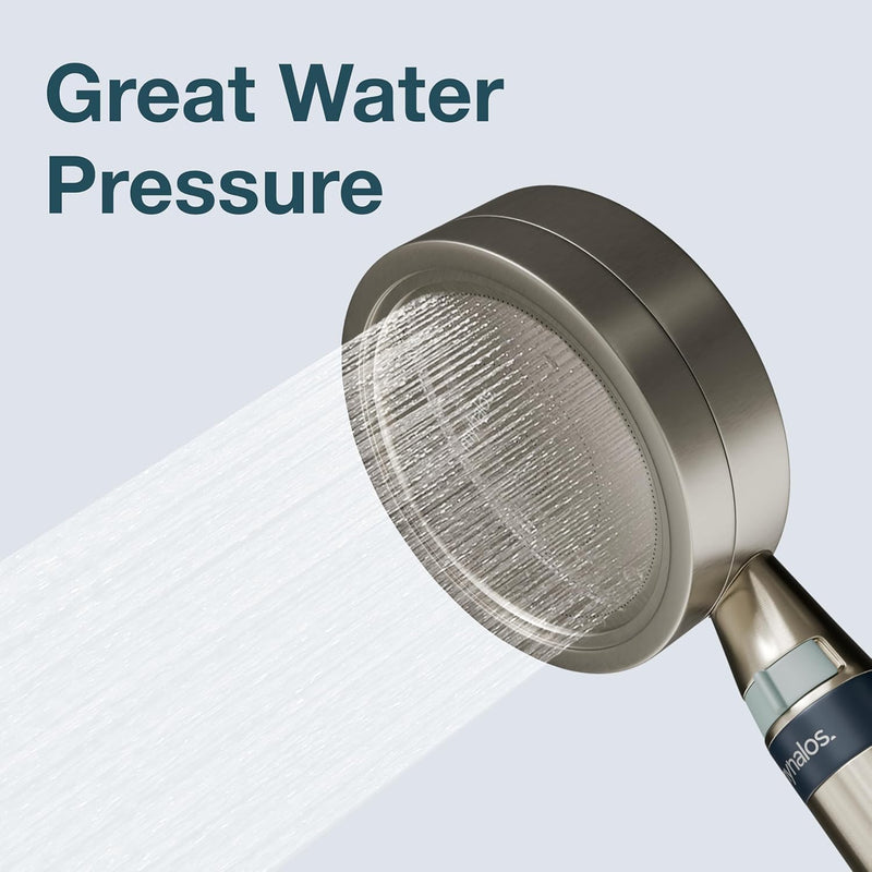 Handheld Filtered Shower Head with Handheld Handle - High Pressure Shower Heads With Filter To Reduce Chlorine & Soften Water - Easy to Install Detachable Filtered Shower Head For Hard Water Handheld Shower Head Black