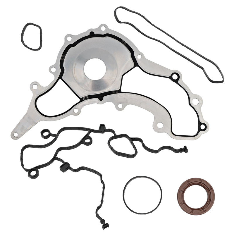 Timing Cover Gasket,Compatible with 2011-2017 Dodge Grand Caravan Jeep Grand Cherokee Chrysler 3.2L 3.6L V6 Engine,Replace# TC1169