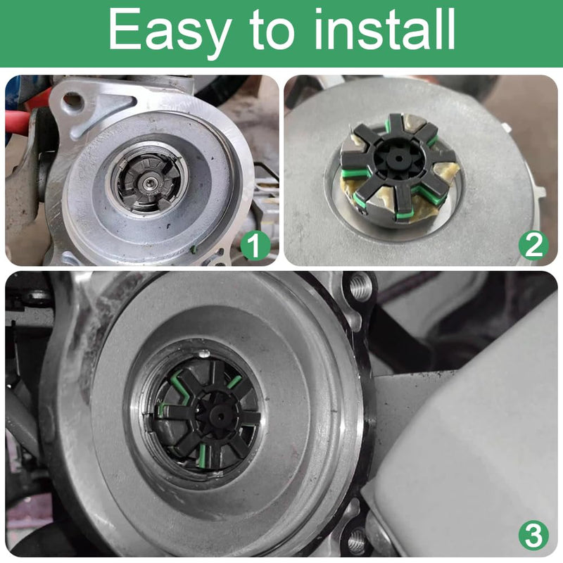 Damper Electric Power Steering Motor Shaft Kit, Steering Coupler, Steering Motor Shaft Damper and Spacer, Steering Bushing Replacement for C-HR Camry Prius OEM#4525428040 4525328130