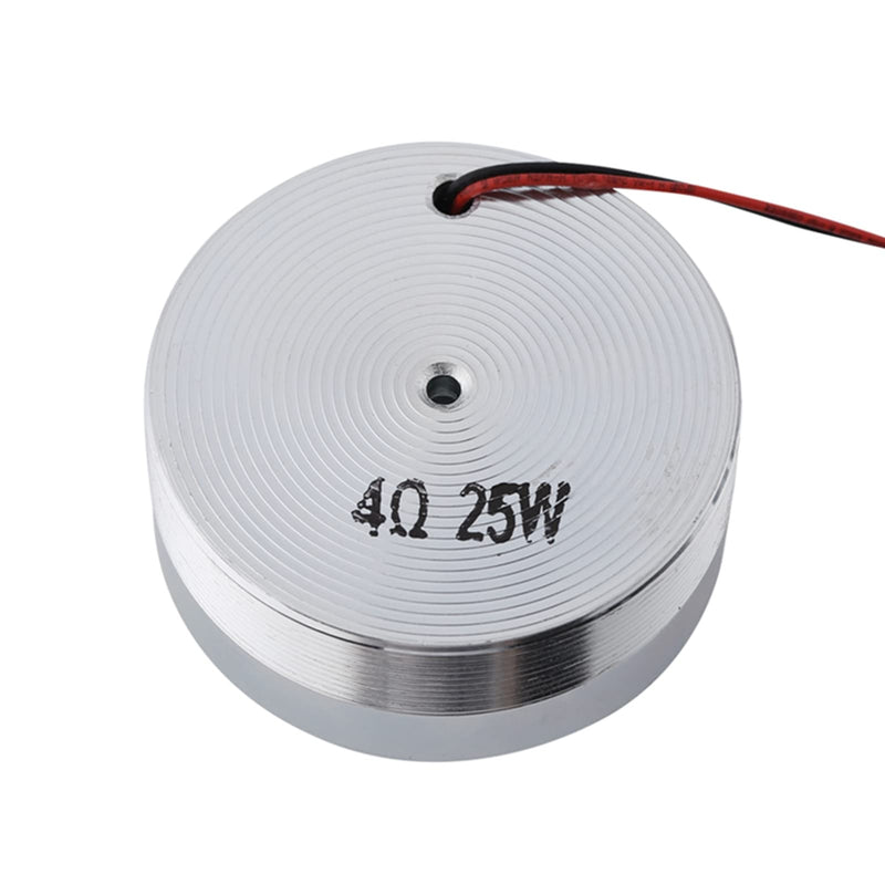 50MM 2 Inch Resonance Speaker Vibration Speaker Moving Coil Full Range 4 Ohm 25W Strong Bass 20Hz to 20kHz for Laptop Phone MP3 CD Audio Playback (8Ω 20W) 8Ω 20W