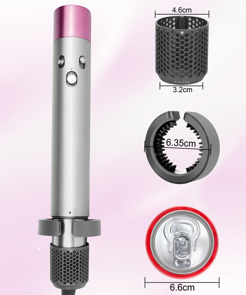 Outer Filter Cage Cover Replacement and Filter Cleaning Brush and Inner Filter Replacement Cover Compatible with Dyson Airwrap HS01 HS02 HS05 HS08