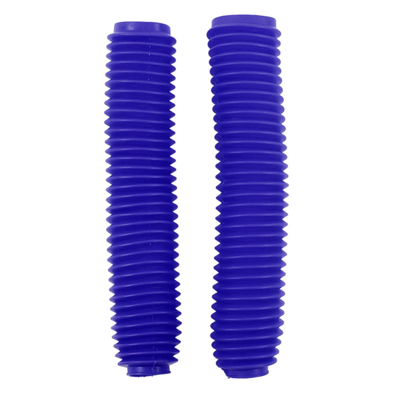 Motorcycle Shock Absorber Boots,Pair Motorcycle Front Fork Shock Boots Dust Cover Replacement for RM125 DR250 DRZ400 400 (Blue) Blue