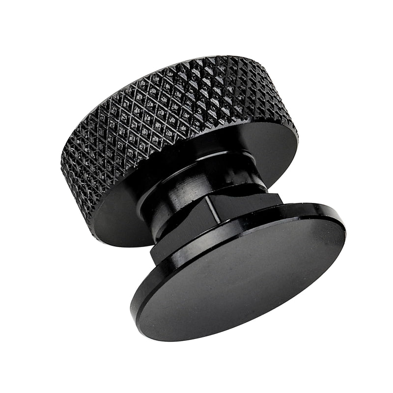 3mirrors Welding Hood (Pipeliner) Helmet Fasteners Headgear Replacement Parts Accessories Screws Flip Hood Aluminum - 1 Pair (Black Anodized Knurled) Black