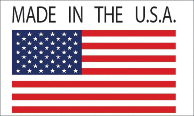 Rogue River Tactical USA Flag Sticker Bumper Sticker Car Decal Gift Patriotic American Wavy United States (5x3 Inch) 5x3 Inch