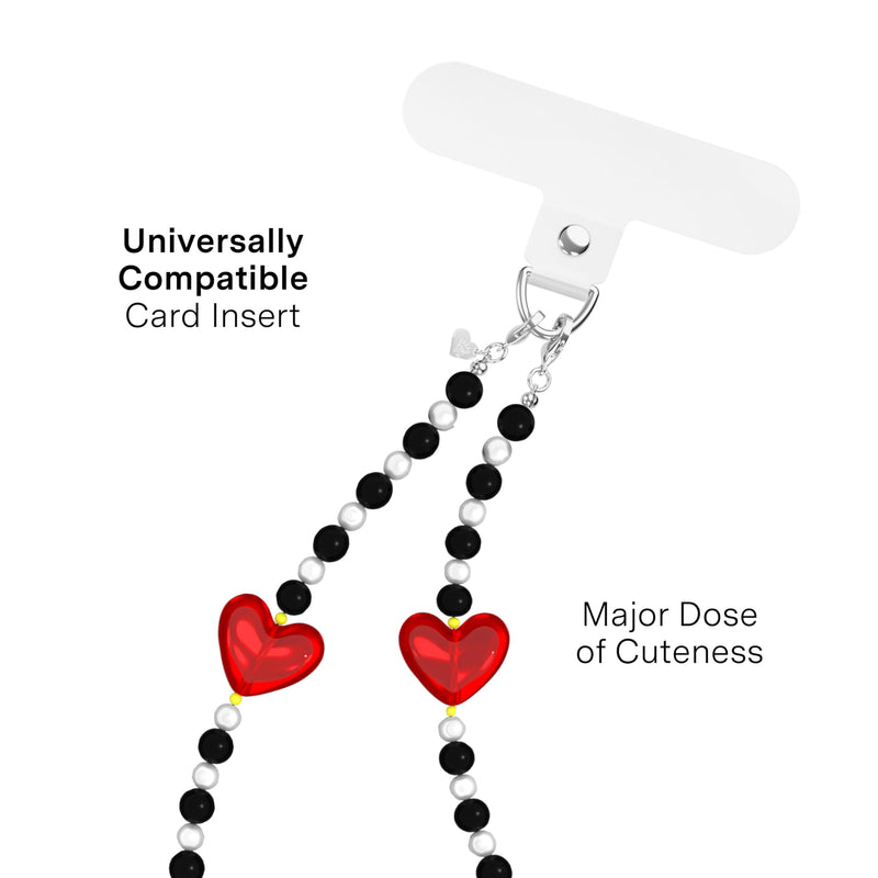 VELVET CAVIAR Phone Charm Wrist Strap - Cute Lanyard Accessory for Women - Compatible with all Phone Cases Snoopy Hearts
