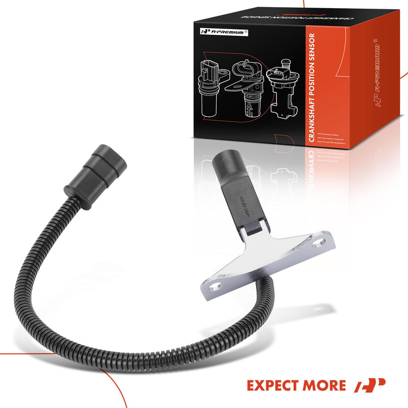 A-Premium Engine Crankshaft Position Sensor Compatible with Jeep Grand Cherokee & Dodge Dakota 1994 1995 1996, Ram 1500 2500 3500, B1500, B2500, B3500, 3.9L 5.2L 5.9L, Auto Trans., Replace# 68407879AA