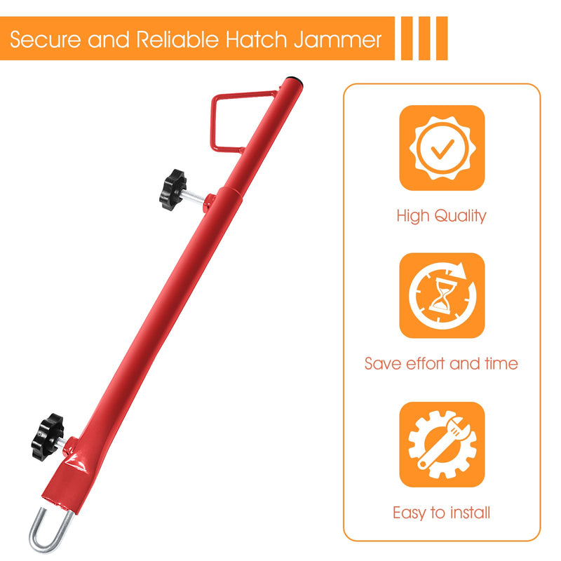 Hatch Jammer Holder Support Rod 17100 Replacement,Retractable Car Door Jammer Kit,Car Trunk Lift Gate Tailgate Lift Support Strut,Auto Body Tools for Automotive Polishing Repair Paint, 17.3-23.6inches