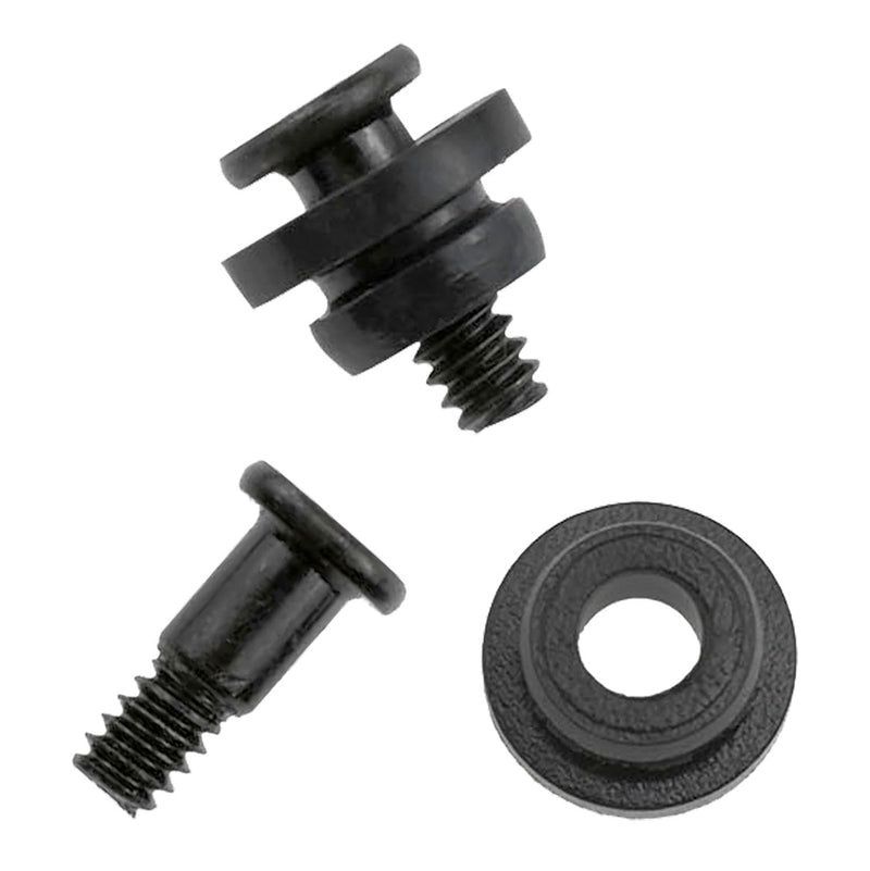 XZW- 3.5Inch Mechanical Hard Disk Shock Absorber Screws Hard Disk Drive Screws Shock Absorber Rubber Washer Kit (Black) 12 Sets