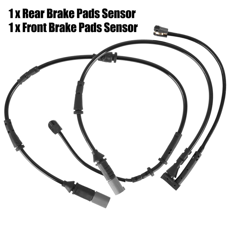 X AUTOHAUX Pair 34356887151 Front 34356799736 Rear Brake Pad Electronic Wear Sensor for BMW X1 X2 for Mini Cooper