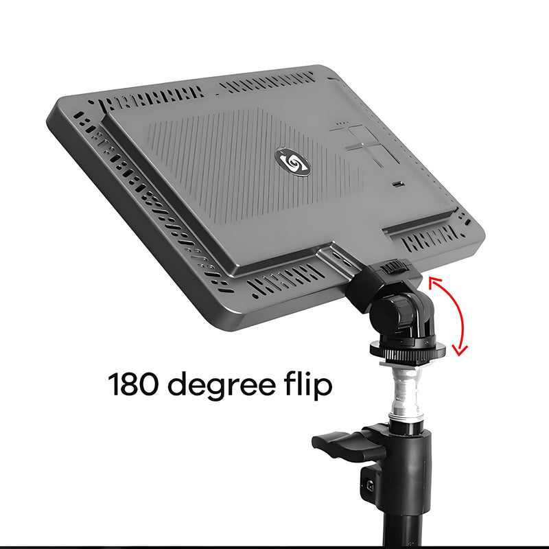 LED Video Light Panel, Dimmable DSLR Camera Light for Pictures Photo Video Recording with 4000mAh Rechargeable Battery, Cold Shoe, 240pcs Lamp Beads, CRI>95 2700K-6500K for Photography Live Streaming