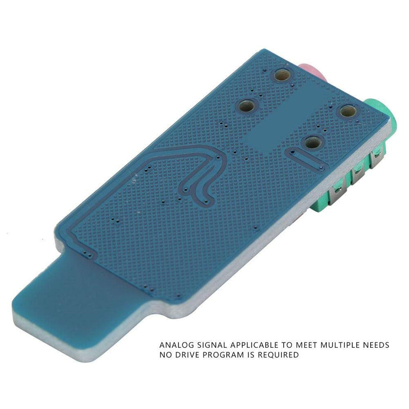 YWBL-WH External USB Audio Card Driver USB Sound Card External Audio CM108 for Computer Laptop WIN2000,WINXP,