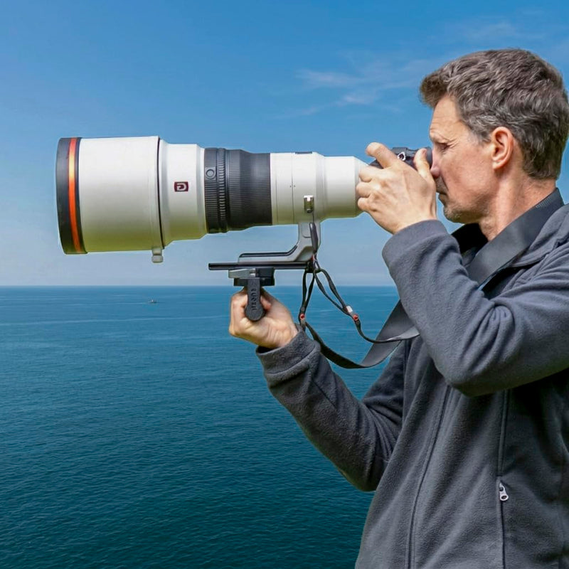 NEXUS Photo Grip - Ergonomic Arca-Swiss Handle for Large Camera Lenses and Bodies