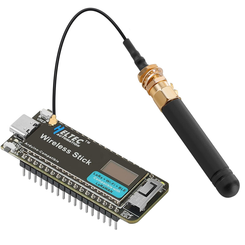 ESP32 S3 SX1262 Wireless Stick Module WiFi BLE LoRa V3 Development Board with 0.49" OLED Display 863~928MHz Bluetooth 64M Bits Compatible with Arduino Wireless Stick Board