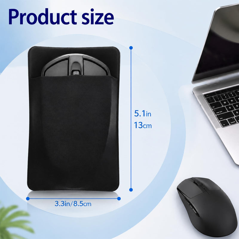 Portable Hard Drive Case Reusable Adhesive Hard Drive Holder Stick on External Hards Drives Carrying Sleeve Computer Pouch Holder Accessories Sleeve Pocket Pouch Organizer for SSD Mouse Cable Earphone