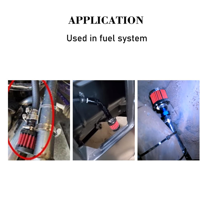 Fuel Cell Breather/Vent -10 AN Female Fitting with Filter Rebuild Kit AN10