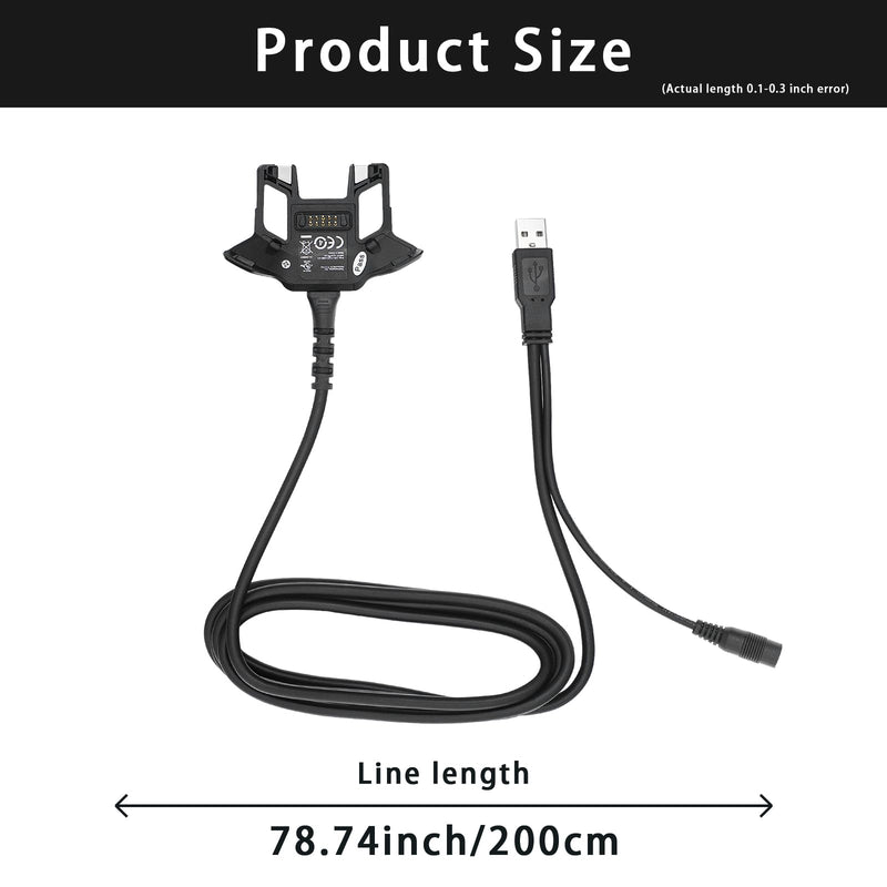 USB Charger Cable and Adapter for Zebra Symbol TC70 TC70X TC72 TC75 TC75X TC77,5V/3A Super Fast Charger(CBL-TC7X-SERL1-01),PDA Handheld Barcode Touch Mobile Computer Accessories,Scanner Charger