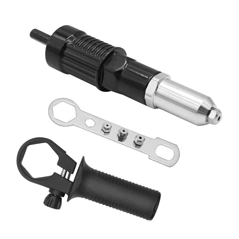 Pop Rivet Gun Tool Rivet Drill Attachment Power Drill Tool Kit Cordless Rivet Gun