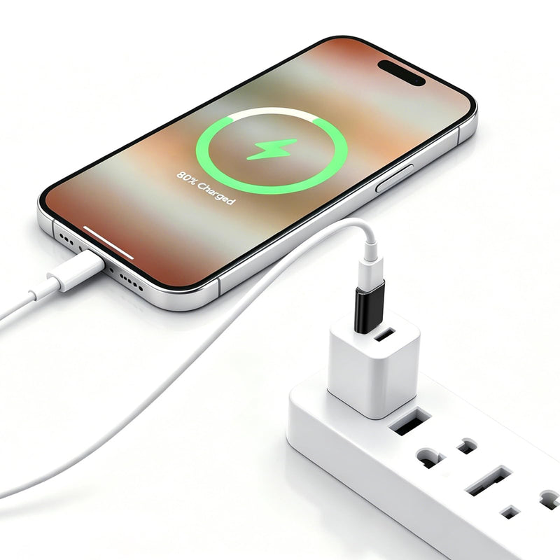 Smays USB C to USB 3.0 Adapter 10-Pack Bulk, Type C Male to USB A Female | OTG Converter for iPhone, MacBook, Samsung