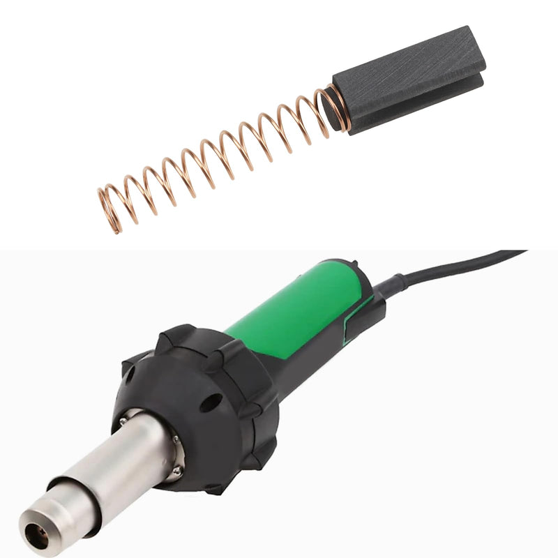 8Pcs Carbon Brushes Compatible with Leister Hot Jet S – 5x6x16 mm Motor Brushes with Spring 100.645