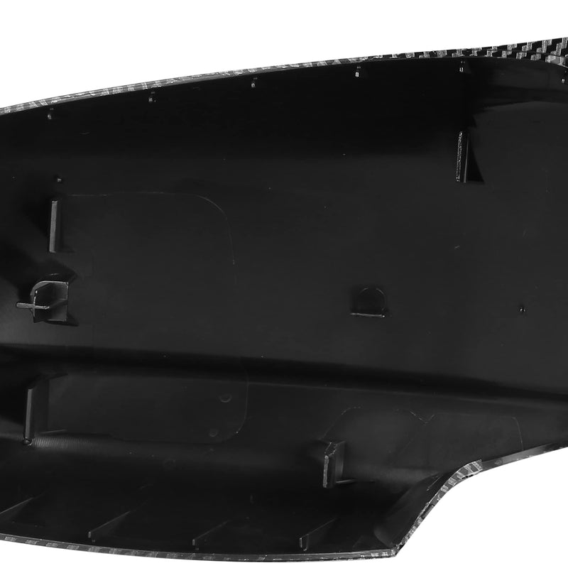 X AUTOHAUX Pair Car Exterior Rear View Mirror Covers Cap Replacement for BMW 5 Series F10 F11 F18 528i 530i 535i 550i 2011-2013 Carbon Fiber Pattern Black Carbon Fiber