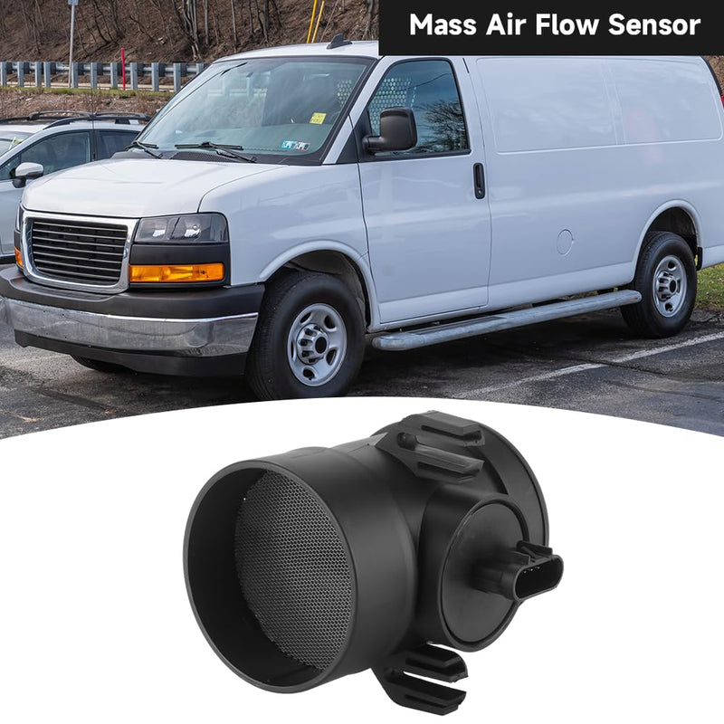 Mass Air Flow Sensor Meter Sensor MAF Sensor - Compatible for Chevrolet Express 1500/2500/3500 2003-2015 for GMC Savana 1500/2500/3500 2003-2015 - Replace Part 15926193