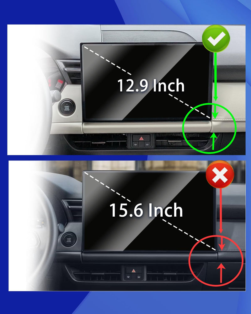 2026 Mazda CX5(S, Select, Preferred, Premium)12.9-Inch Nano Screen Protector for 2026 Mazda CX5 (S, Select, Preferred, Premium) 12.9 Touchscreen Accessories Screen Protector 2pcs(NOT FORPremium Plus 15.6-Inch) cx5 12.9inch