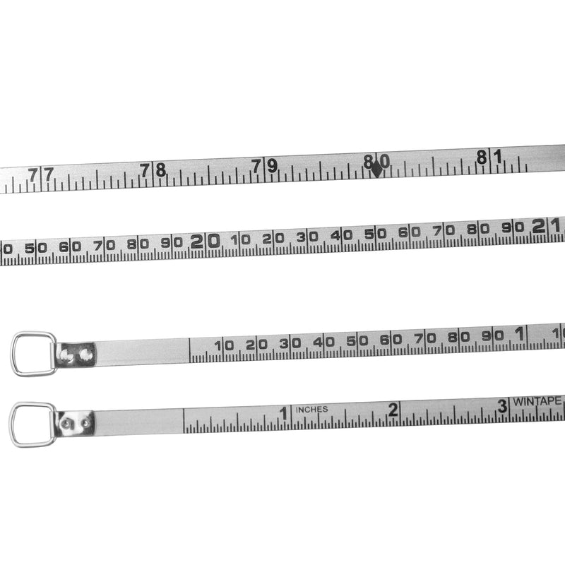 1/4" x 80" Mini Imperial Pi Diameter Circumference Tape Measure | Diameter Measurement Range is up to 25 inches, Use for Measuring Cylindrical Objects(Pipe Tape, Tree Tape)