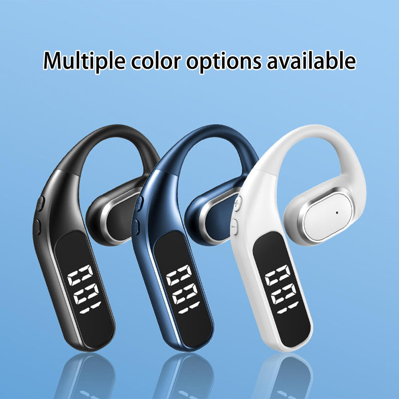 Single-Ear Bluetooth Headset with Bluetooth 5.5, ENC Noise Cancellation, HiFi Sound Quality, and 360° ACS Panoramic Audio. Compatible with Both Android and Apple Devices,F62(Black). Single Ear Headphone F62 Black