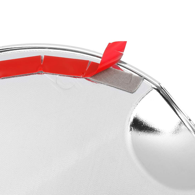 X AUTOHAUX Silver Tone Car Gas Tank Cap Fuel Filler Door Cover for Ford F150 2009-2014
