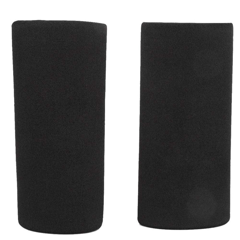 Motorcycle Handle Cover, 2pcs Motorcycle Non-Slip Anti Vibration Soft Foam Handlebar Grip Cover, Black