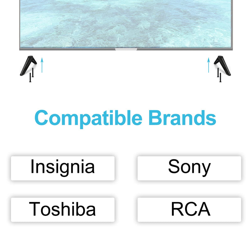 Universal TV Stand Screws and Washers Kit for Insignia Sony Toshiba RCA Roku TV Mount Legs, Includes Washers