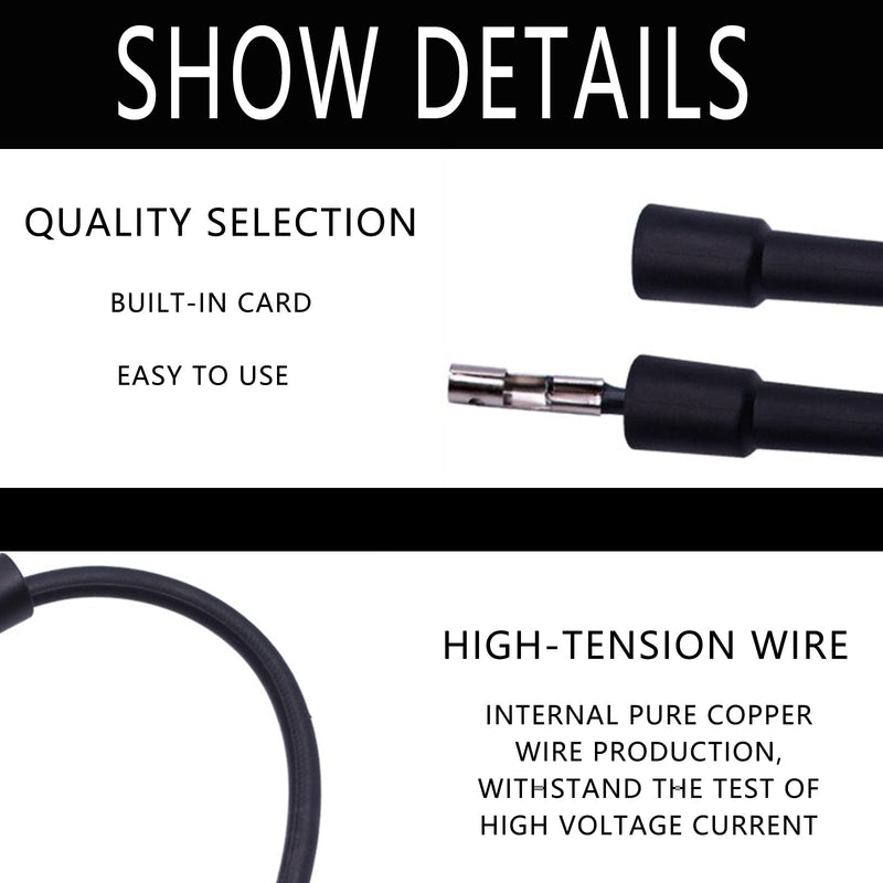 Inline Spark Plug Tester, Straight Boot Engine Ignition Tester, Ignition Coil Tester for Small Engines; Diagnostic Detector Tool for Automotive, Car, Lawnmower, Small & Big Internal/External Engines