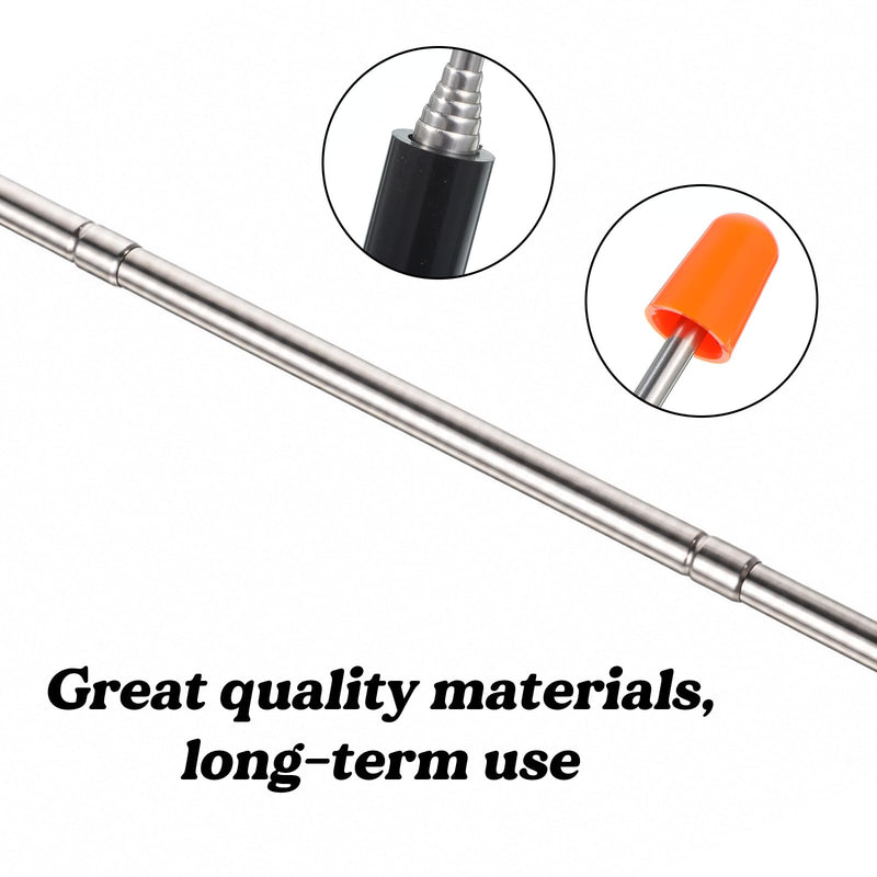 Telescopic Pointer Stick 40in Retractable Teaching Pointer Extendable Handheld Guiding Wand for Whiteboard Presentation Office Meeting Training